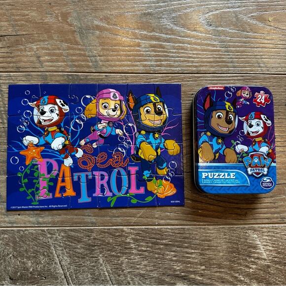 Paw patrol 24 piece puzzle in tin - Picture 1 of 3